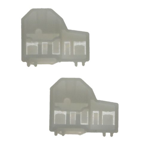 VW Audi Pontiac Olds Front Passenger Side Window Regulator Guide Clip 2 Piece Set TRQ WCA50120