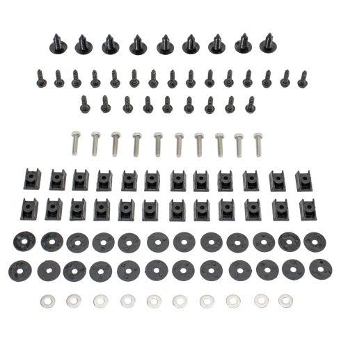 1997-06 Jeep Wrangler Fender Flare Hardware Kit Fairchild Automotive KD4171
