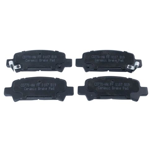 Subaru Rear Ceramic Brake Pads TRQ BFA73115