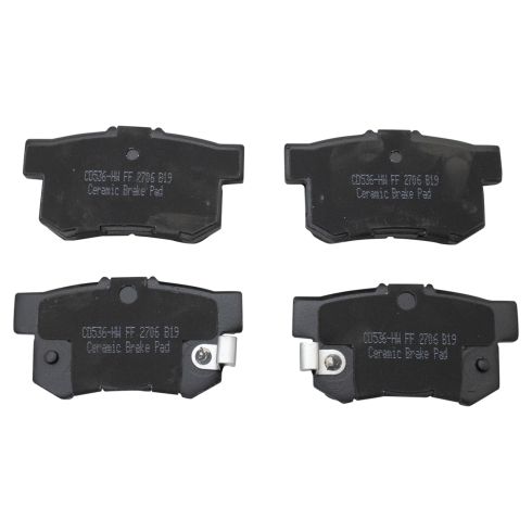Honda Acura Isuzu Rear Ceramic Brake Pads TRQ BFA73160