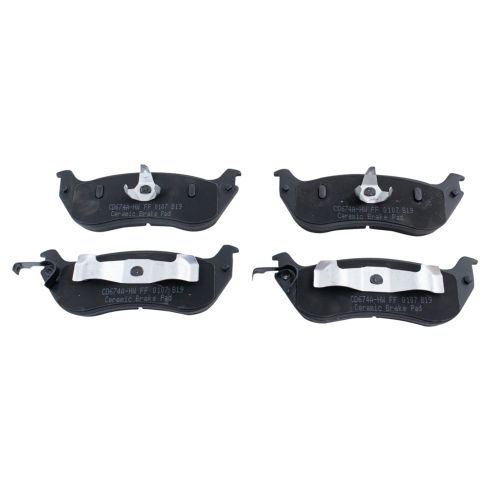1996-02 Ford Lincoln Mercury Rear Ceramic Brake Pads TRQ BFA73164