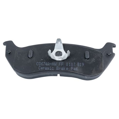1996-02 Ford Lincoln Mercury Rear Ceramic Brake Pads TRQ BFA73164