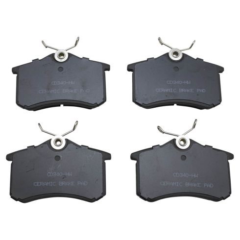 VW Audi Peugeot Rear Ceramic Brake Pads TRQ BFA73200