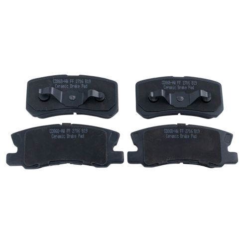 Jeep Dodge Chrysler Mitsubishi Rear Ceramic Brake Pads TRQ BFA73227
