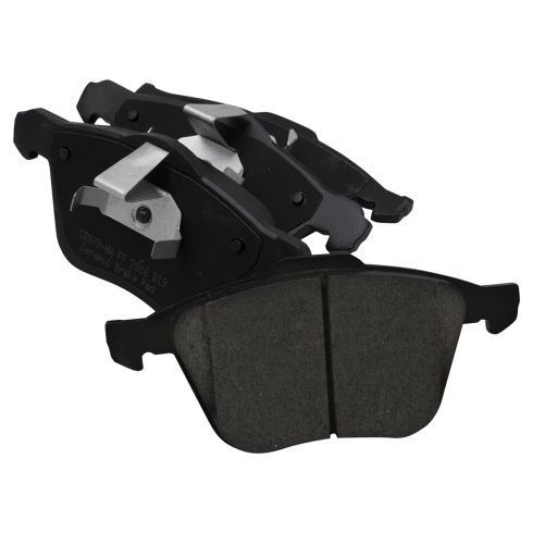 2003-14 Volvo XC90 Front with 316mm Diameter Front Rotors Ceramic Brake Pads TRQ BFA73273