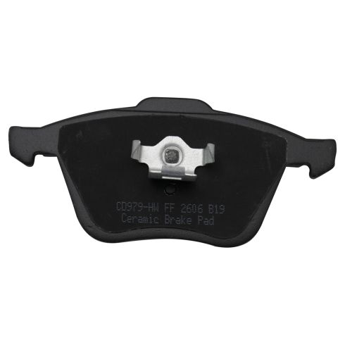 2003-14 Volvo XC90 Front with 316mm Diameter Front Rotors Ceramic Brake Pads TRQ BFA73273