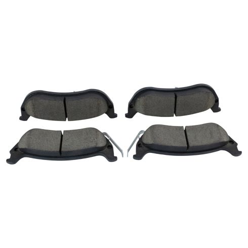 2004-08 Chrysler Pacifica Rear Ceramic Brake Pads TRQ BFA73312