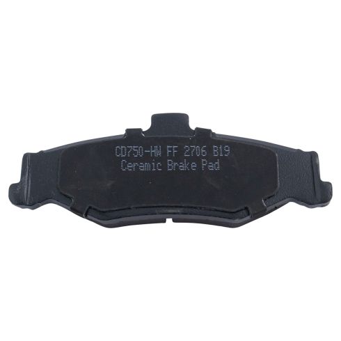 1998-02 Chevrolet Camaro Pontiac Firebird Rear Ceramic Brake Pads TRQ BFA73355