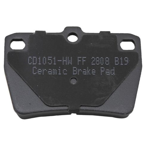 2004-05 Toyota Rav4 Rear Ceramic Brake Pads TRQ BFA73416