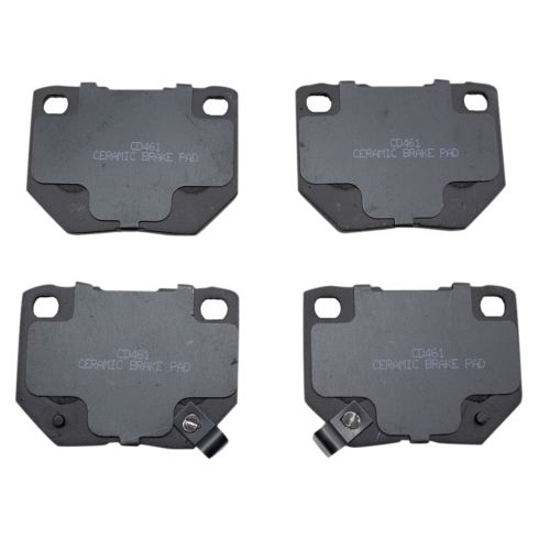 Nissan 300ZX Subaru Impreza Rear Ceramic Brake Pads TRQ BFA73419