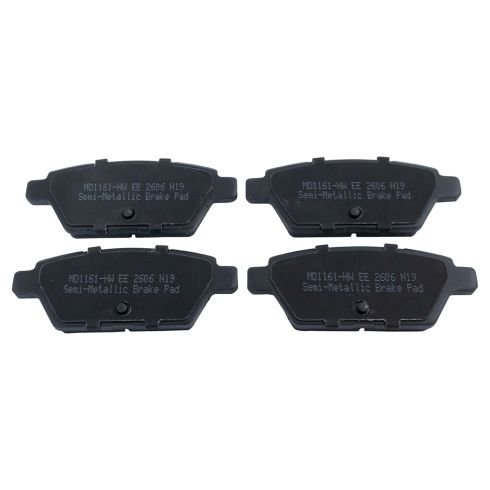 Ford Mazda Lincoln Mercury Rear Semi-Metallic Brake Pads TRQ BFA73673