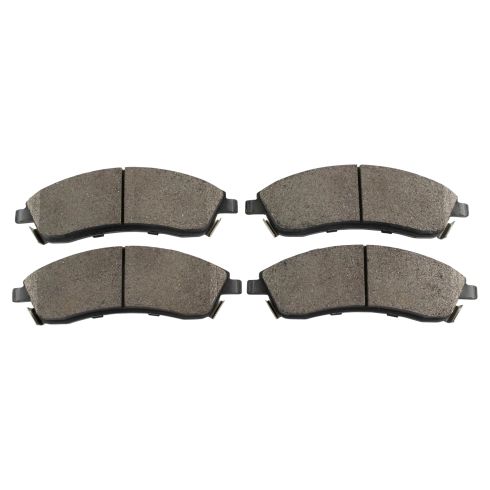 2004-09 Cadillac SRX Front with 17 Inch Wheels Semi-Metallic Brake Pads TRQ BFA73752