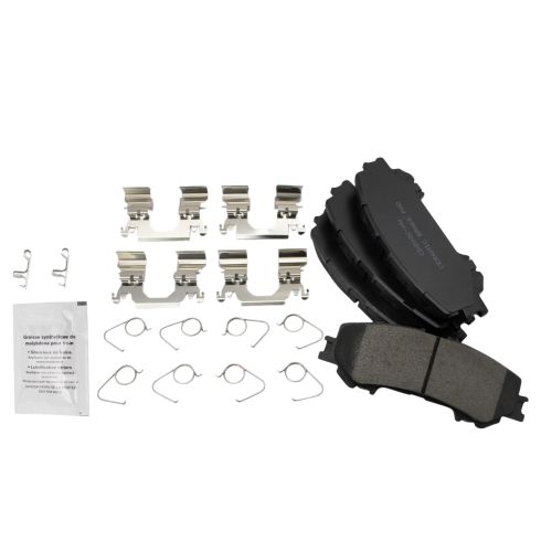 2017-21 Nissan Titan Rear Ceramic Brake Pads TRQ BFA15089