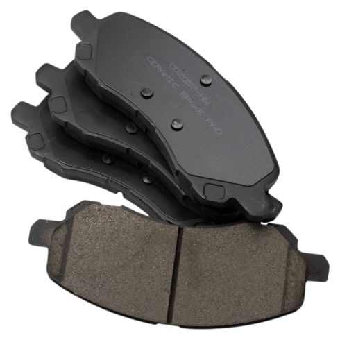2017 Jeep Compass Patriot Front Ceramic Brake Pads TRQ BFA15093