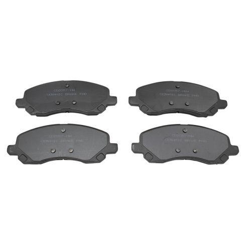 2017 Jeep Compass Patriot Front Ceramic Brake Pads TRQ BFA15093
