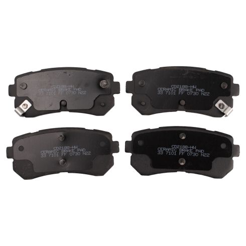 2018-20 Hyundai Kona Rear Ceramic Brake Pads TRQ BFA14301