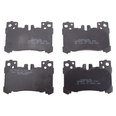 Lexus LC500 LC500h LS500 Rear Ceramic Brake Pads TRQ BFA19009