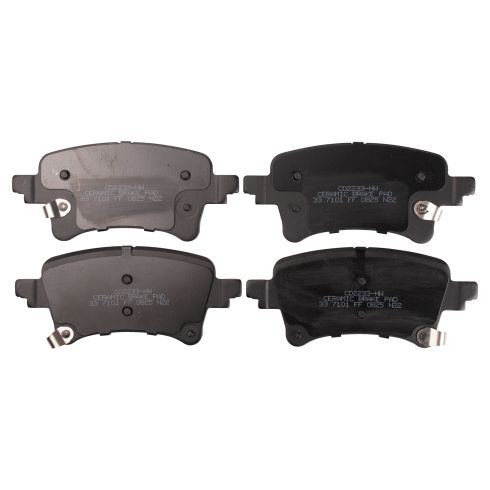 Jeep Gladiator Wrangler Rear Ceramic Brake Pads TRQ BFA27057
