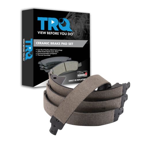 Ford Rear Parking Brake Shoe Set TRQ BFA16991 - Image 5