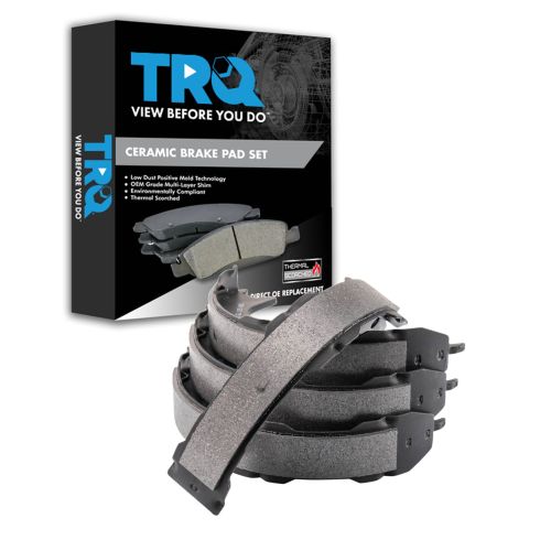 Toyota Lexus Rear Parking Brake Shoe Set TRQ BFA17162 - Image 5