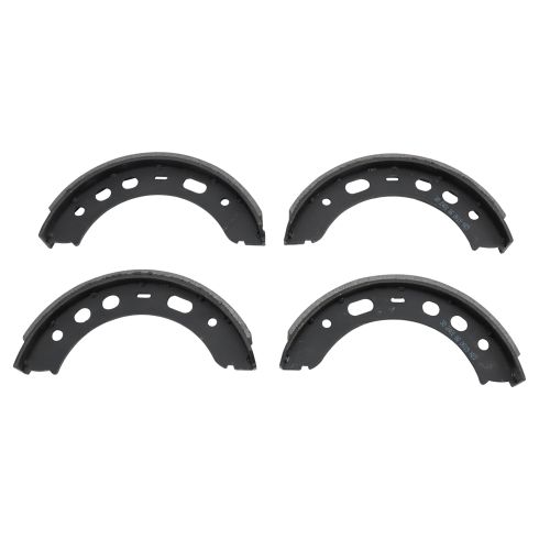 Porsche Rear Parking Brake Shoe Set TRQ BFA17194 - Image 2