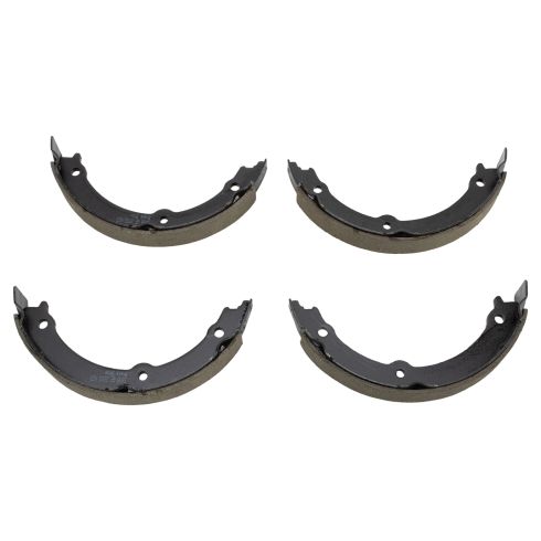 Hummer H3 H3T Rear Parking Brake Shoe Set TRQ BFA17201