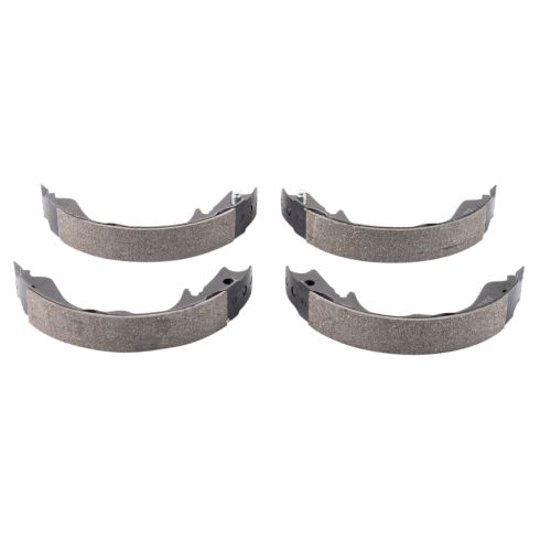 Subaru Mitsubishi Rear Parking Brake Shoe Set TRQ BFA17240