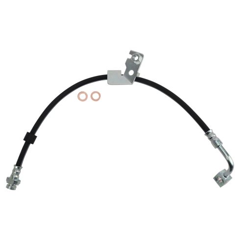 2009-20 Dodge Journey Front Passenger Side Replacement Brake Hose with Hose Bracket TRQ BLA61603 - Image 6