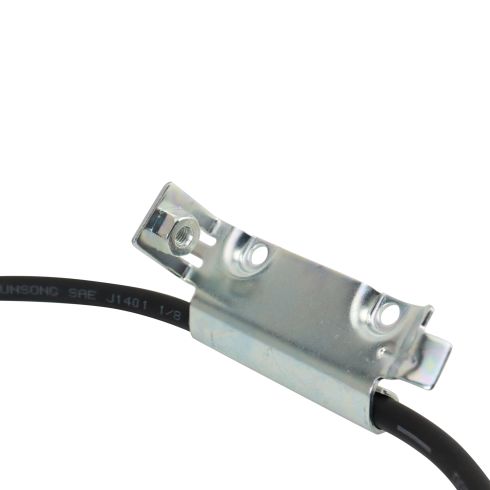 Jeep Wrangler Wrangler JK Front Passenger Side Brake Hose with Hose Bracket TRQ BLA61619 - Image 3