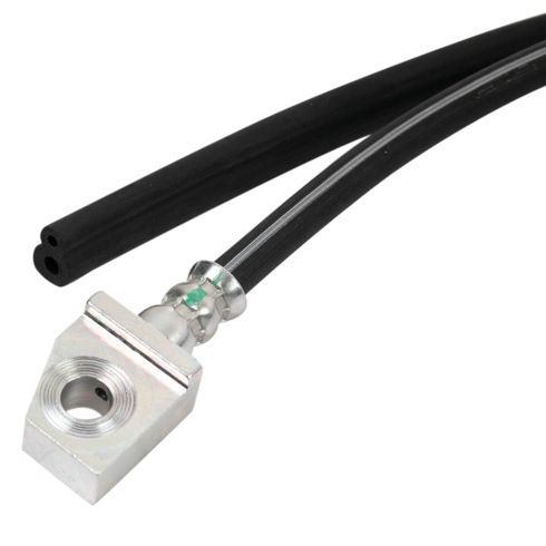 Ford Expedition Lincoln Navigator Front Driver Side Brake Hose with Hose Bracket TRQ BLA62057 - Image 2
