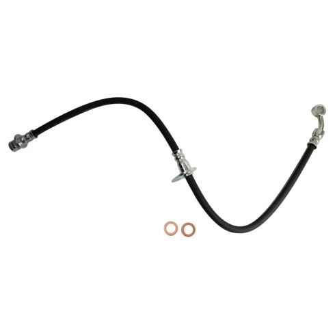 2002-06 Honda CR-V Front Passenger Side Replacement Brake Hose with Hose Bracket TRQ BLA62094 - Image 6