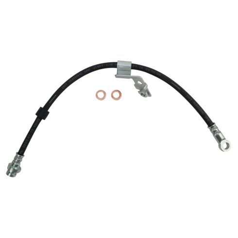 1996-03 Toyota Rav4 Front Driver Side Replacement Brake Hose with Hose Bracket TRQ BLA62131 - Image 6
