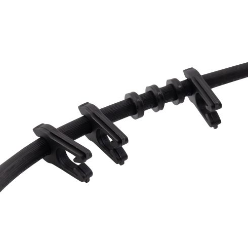 2002-05 Ford Explorer Mercury Mountaineer Front Driver Side Brake Hose with Hose Bracket TRQ BLA62256 - Image 2