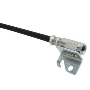 Jeep Commander Grand Cherokee Front Driver Side Brake Hose with Hose Bracket TRQ BLA62283