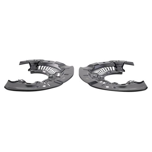 Toyota Sienna Venza Front Driver & Passenger Side 2 Piece Brake Dust Shield Set TRQ BCA38530 - Image 2