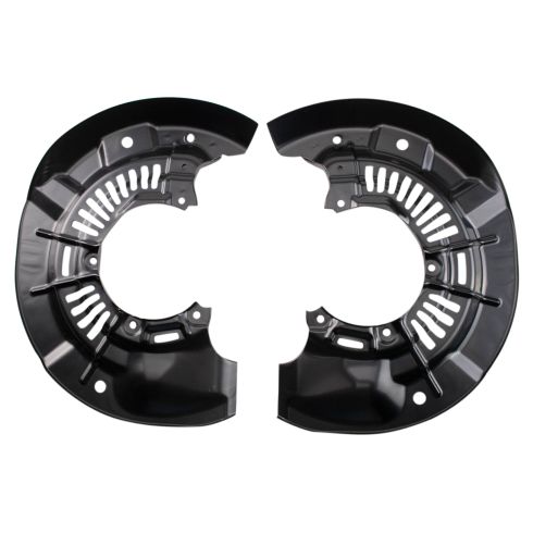 Toyota Sienna Venza Front Driver & Passenger Side 2 Piece Brake Dust Shield Set TRQ BCA38530 - Image 4
