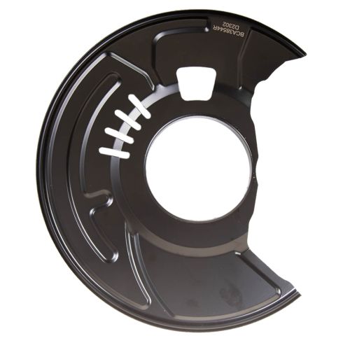 2014-19 Nissan Versa Note Front Driver & Passenger Side 2 Piece Brake Dust Shield Set TRQ BCA38544 - Image 2