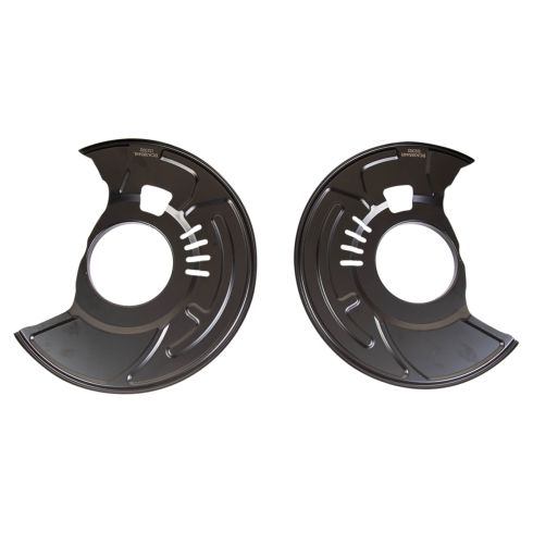 2014-19 Nissan Versa Note Front Driver & Passenger Side 2 Piece Brake Dust Shield Set TRQ BCA38544 - Image 4