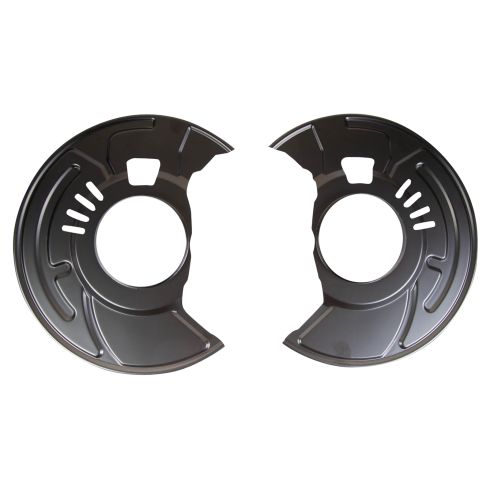 2014-19 Nissan Versa Note Front Driver & Passenger Side 2 Piece Brake Dust Shield Set TRQ BCA38544 - Image 5