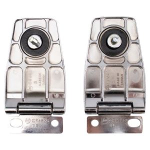 Jeep Wrangler Driver & Passenger Side 2 Piece Liftgate Hinge Set TRQ BDA06820