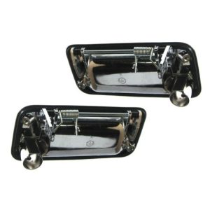 Chevrolet GMC Front Driver & Passenger Side 2 Piece Exterior Door Handle Set TRQ DHA69323