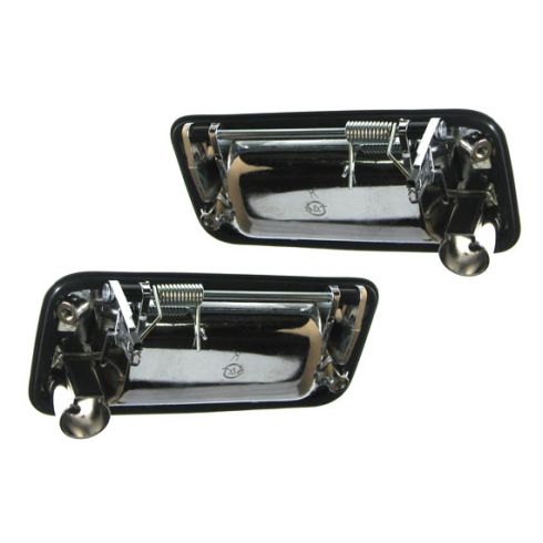 Chevrolet GMC Front Driver & Passenger Side 2 Piece Exterior Door Handle Set TRQ DHA69323