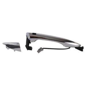 2014-15 Hyundai Elantra Front Passenger Side with Smart Entry Exterior Door Handle Chrome TRQ DHA30749