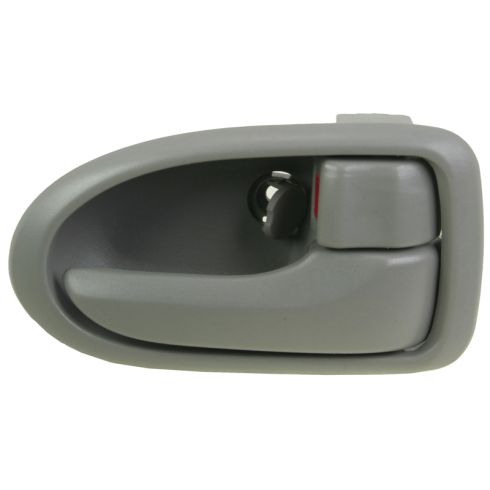 2000-06 Mazda MPV Front Passenger Side Interior Door Handle Gray TRQ DHA49483