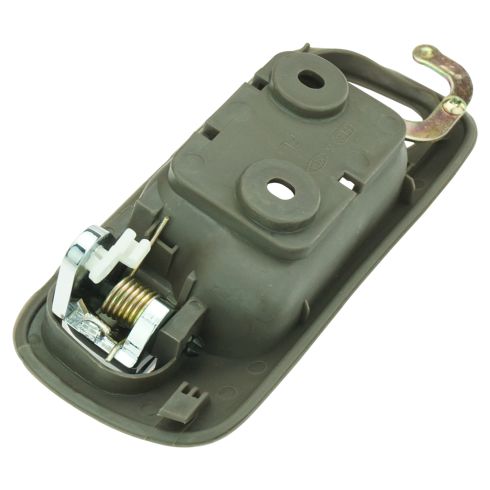 2001-05 Honda Civic Front Driver Side with Power Door Locks Interior Door Handle Chrome & Brown TRQ DHA49635
