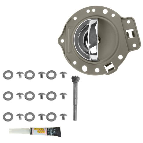 2006-10 Jeep Commander Rear Driver Side Interior Door Handle Repair Kit TRQ DHA65232