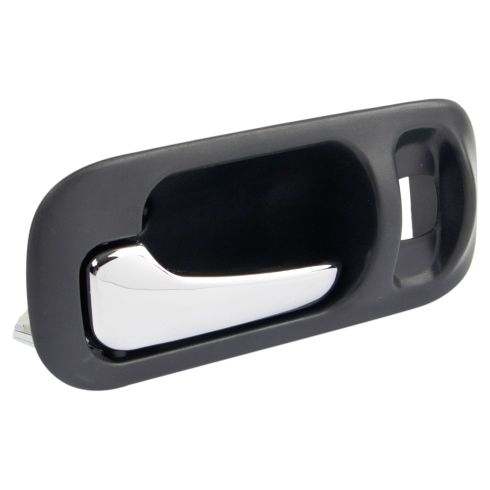 1997-01 Honda CR-V Rear Driver Side Interior Door Handle Chrome & Dark Gray TRQ DHA68442