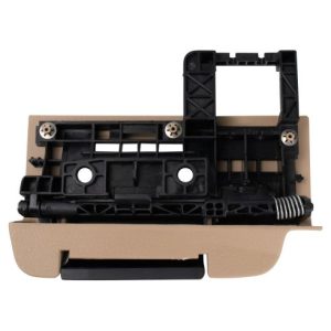 2009-14 Ford F150 Truck Extended Cab Rear Driver Side Interior Door Handle Beige Housing With Black Lever TRQ DHA32233