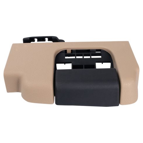 2009-14 Ford F150 Truck Extended Cab Rear Driver Side Interior Door Handle Beige Housing With Black Lever TRQ DHA32233