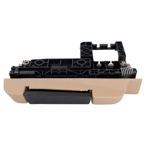 2009-14 Ford F150 Truck Extended Cab Rear Driver Side Interior Door Handle Beige Housing With Black Lever TRQ DHA32233